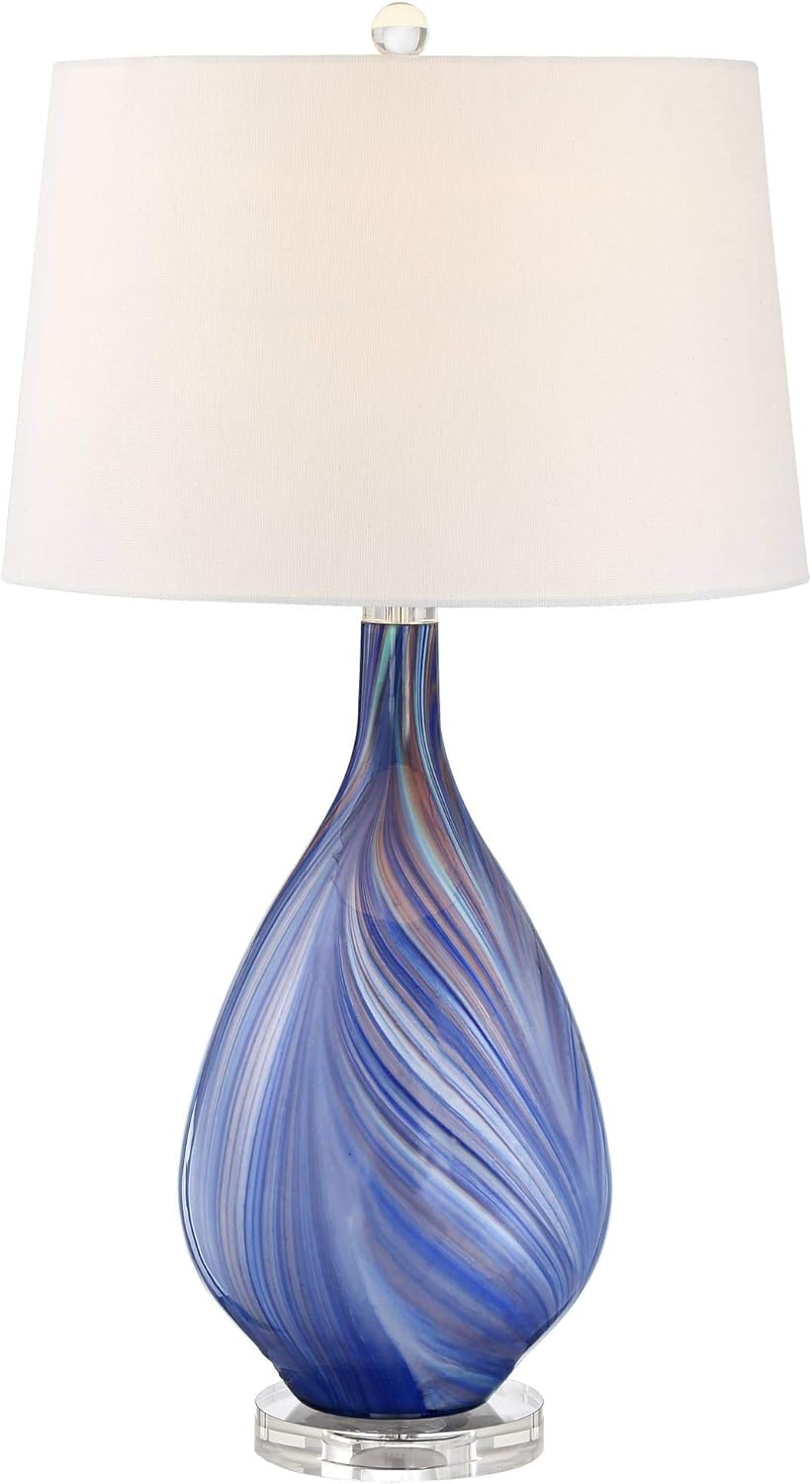 Modern Blue Table Lamp — 29" - View 2