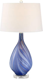 Modern Blue Table Lamp — 29" - View 2