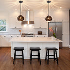 Vintage Farmhouse Black Pendant Light - View 2