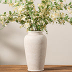Farmhouse Brown Flower Vase — 11"