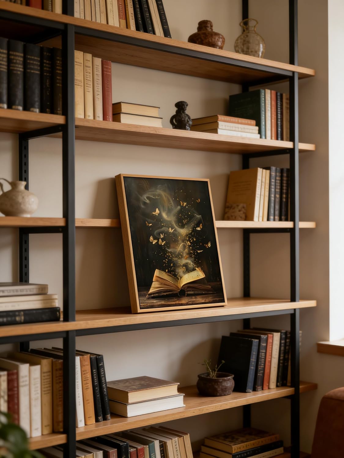 Framed Black Wall Decor — 10" - View 3