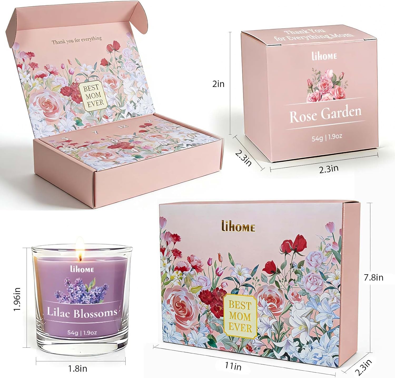 White Scented Candle - View 6