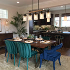 Farmhouse Black Chandelier — 5-Light - View 2