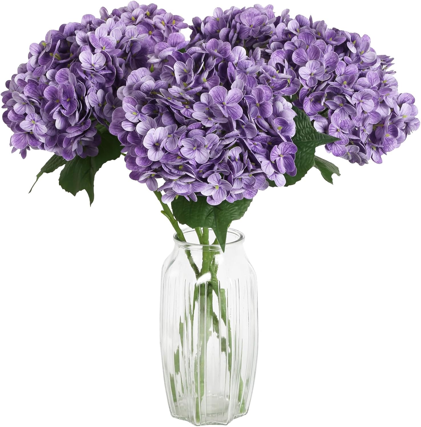 Blue Artificial Flowers — 21" — Purple