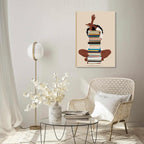Framed Modern Black Canvas Wall Art — 12" - View 7