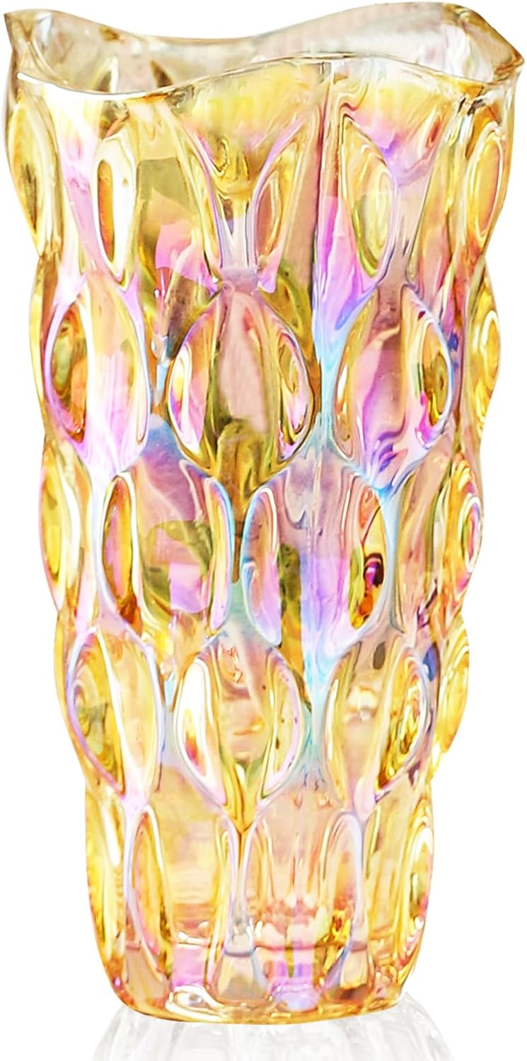 Luxe Blue Vase — Sparkle Amber