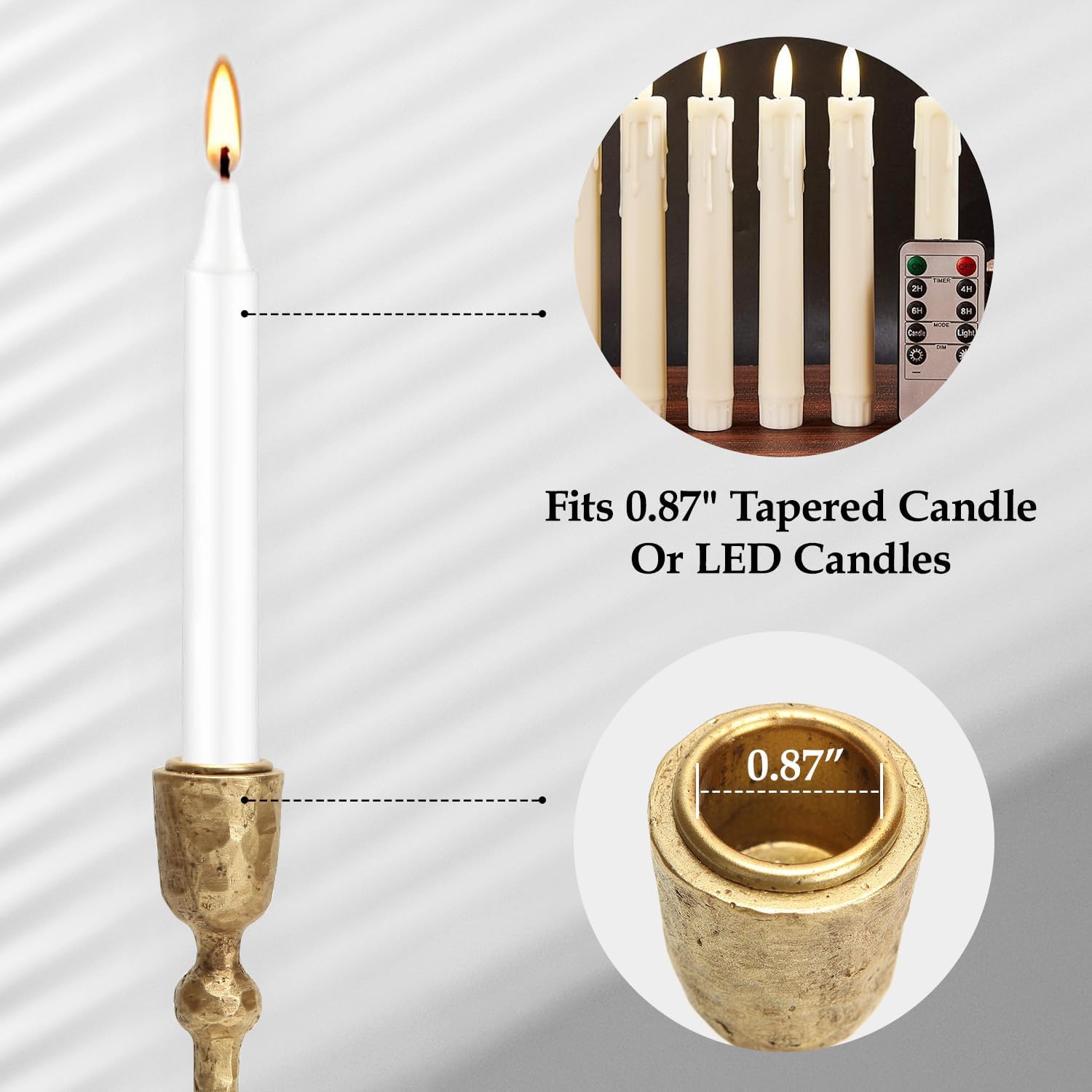 Vintage Luxe Candle — Set of 3 - View 4