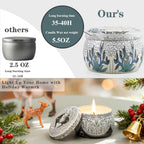 Soy Wax Boho Metal Scented Candle - View 4