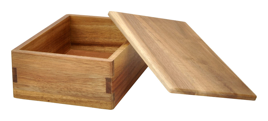 Farmhouse Wood Storage Basket — 3"