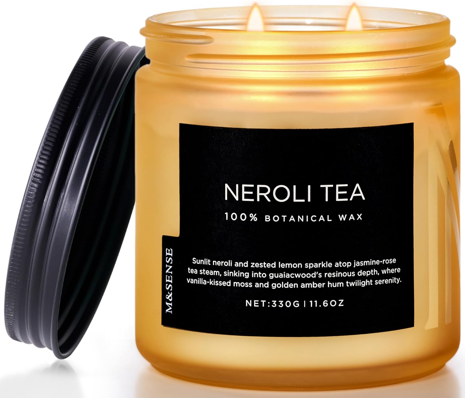 Soy Wax Beige Scented Candle — Medium Jar