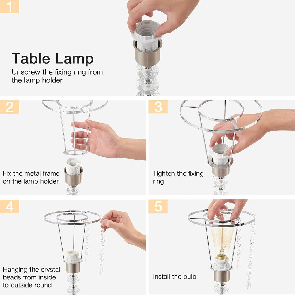 Dimmable Luxe Gold Bedside Lamp - View 7