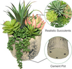 Ceramic Faux Succulent - View 3