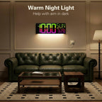 RGB Black Wall Clock — 18" - View 7