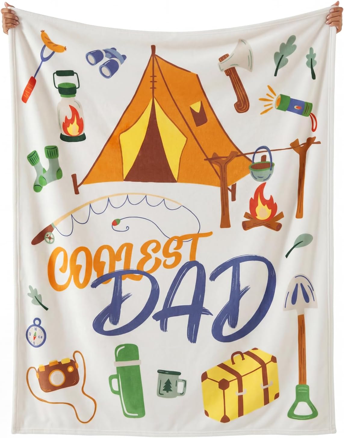 Beige Throw Pillow — 30" — Dad-camp