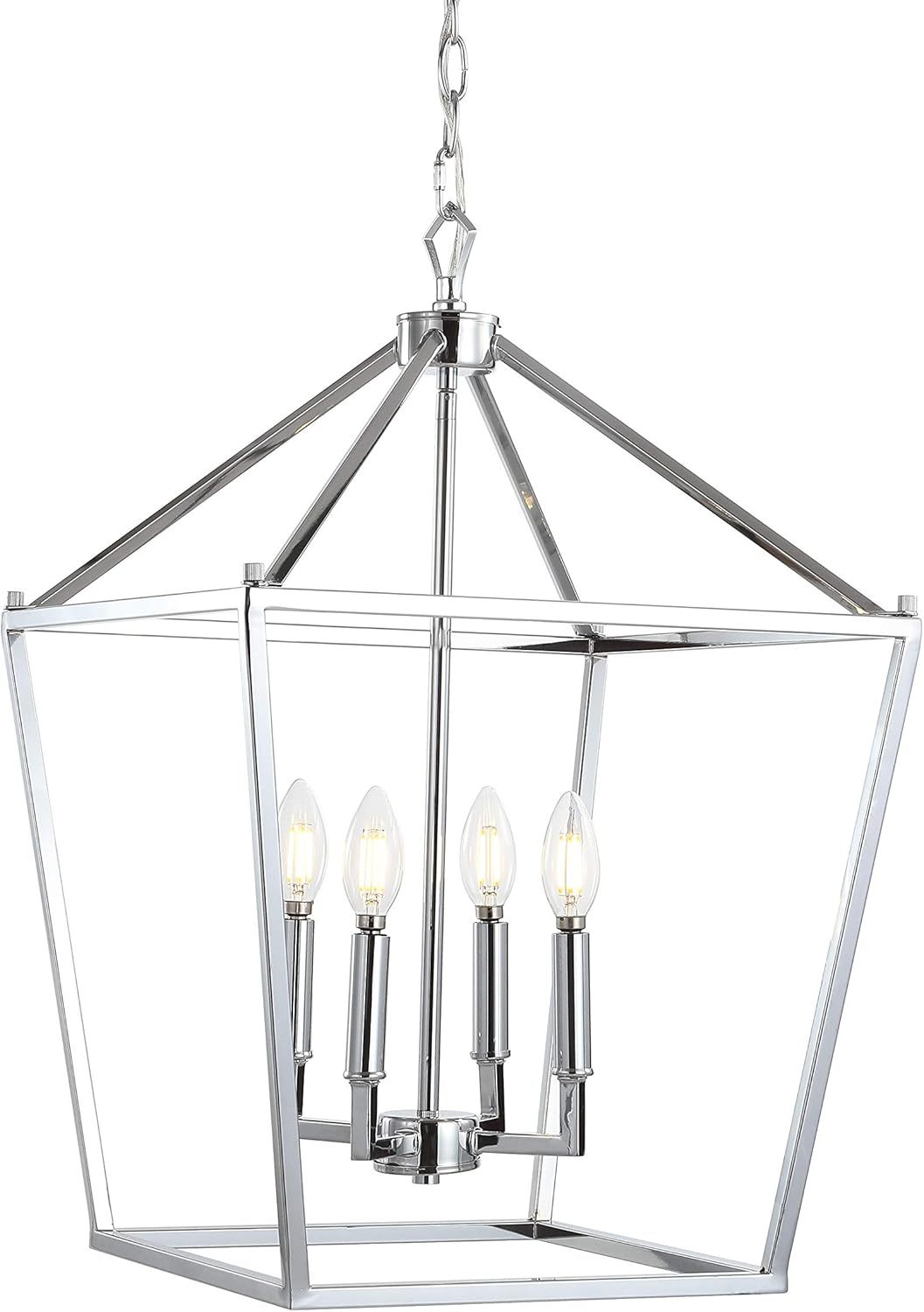 Antique Farmhouse Gold LED Bulb — 4-Light — 16"