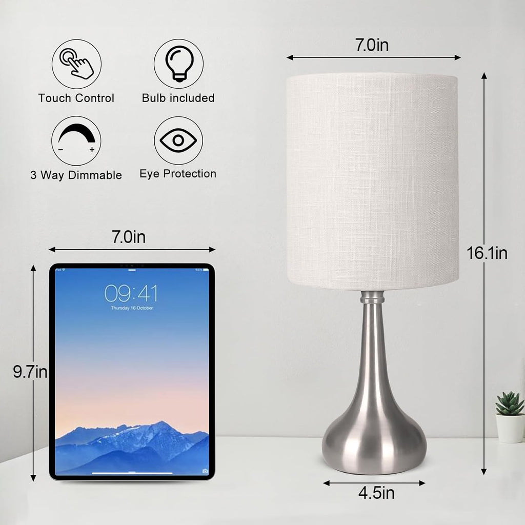 Dimmable Gold Table Lamp - View 2