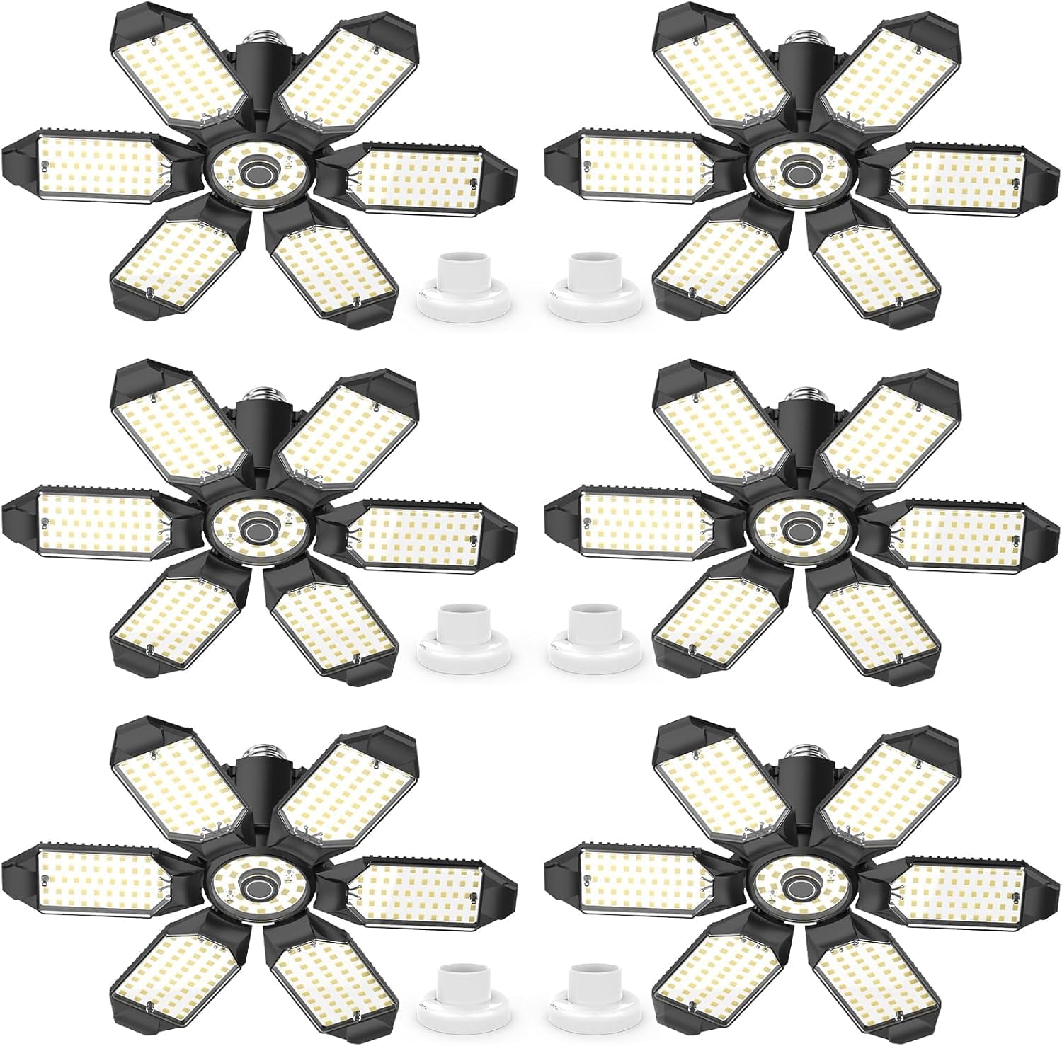 Boho Rattan Ceiling Light — 6" — 6 PACK