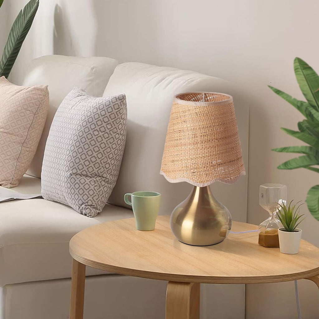 Boho Beige Table Lamp - View 6