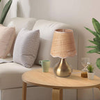 Boho Beige Table Lamp - View 6