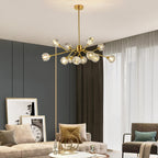 Luxe Black Chandelier — 36" - View 4