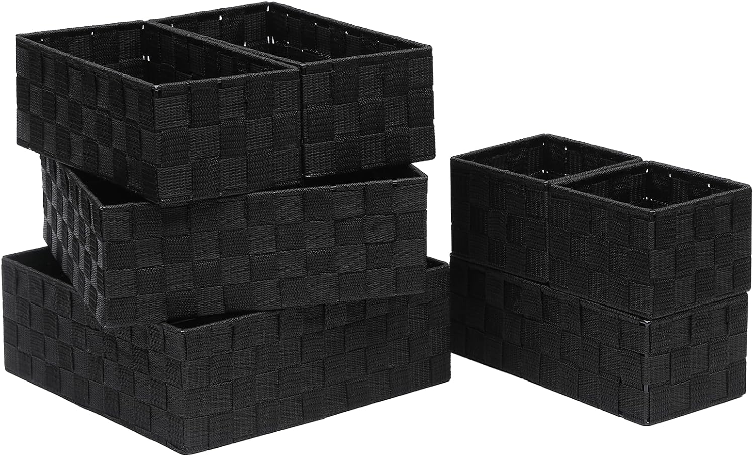 Boho Beige Storage Bin — Set of 7 — 7PCS-without lid