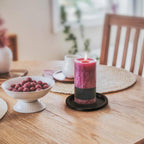 Black Pillar Candle — 3.8" - View 7