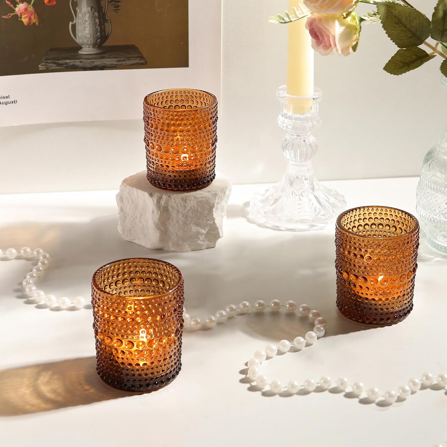 Vintage Blue Candle — 2x2 - View 5