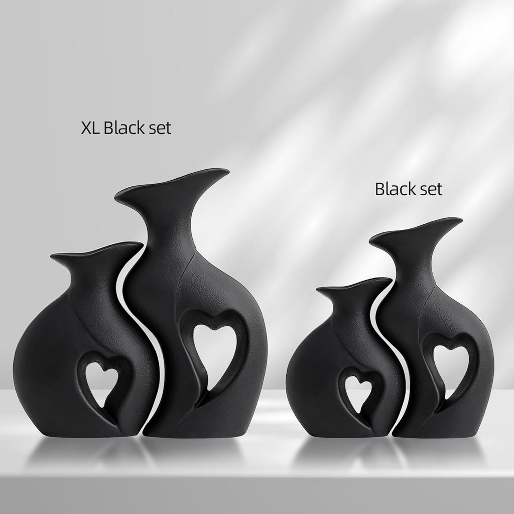 Modern Beige Flower Vase — 9.7" - View 6