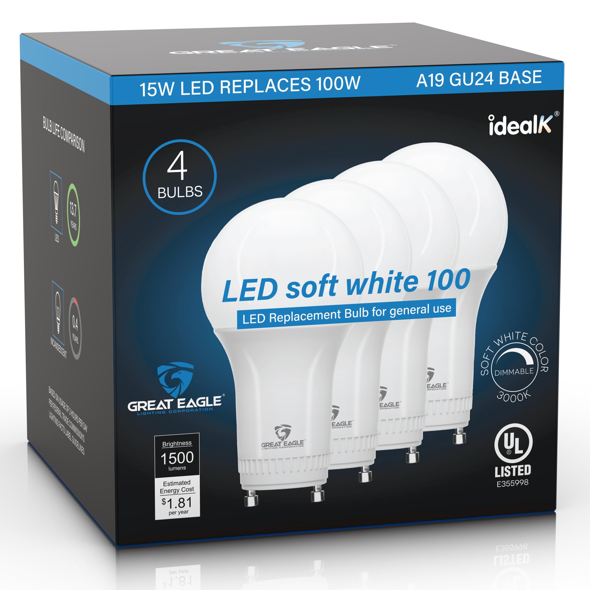 Dimmable White Smart Bulb
