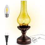 Dimmable Farmhouse Green Bedside Lamp