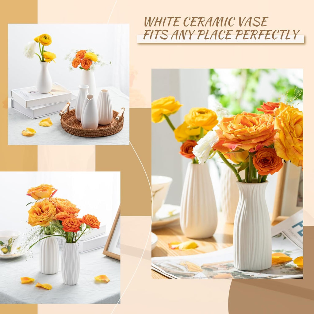 Boho Ceramic Vase Set — Set of 10 - View 5