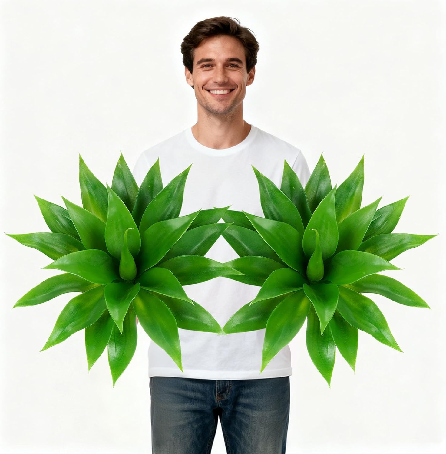 Green Artificial Plant — 22" — 18"green