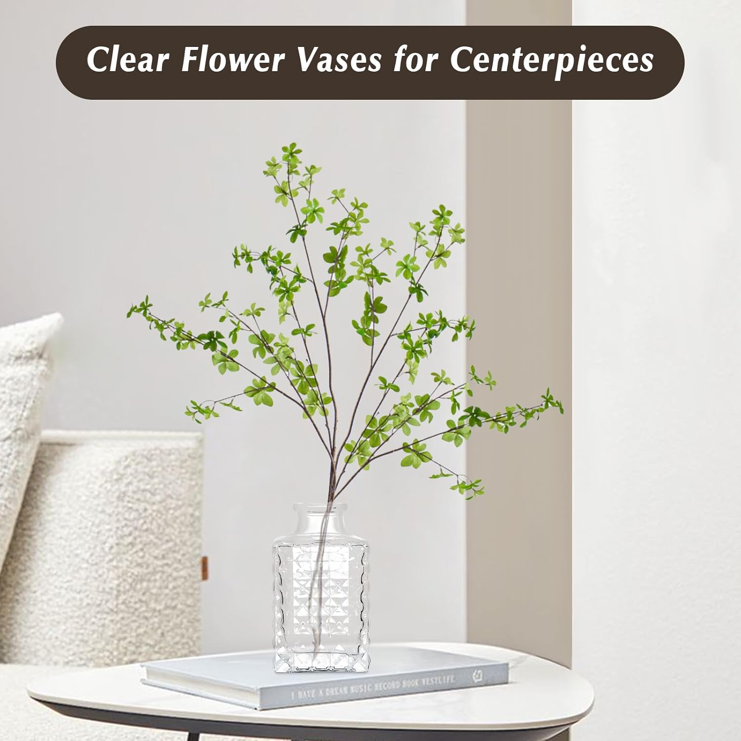 Vintage Glass Flower Vase — Set of 4 - View 5