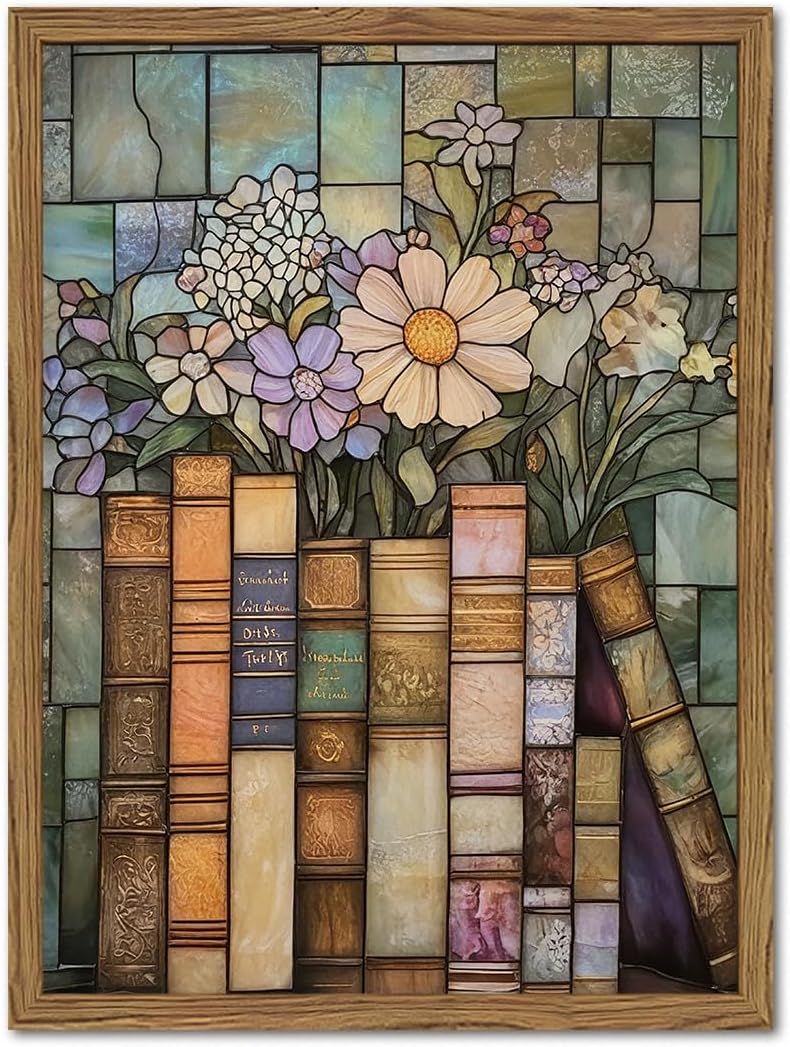 Framed Mid-Century Beige Wall Decor — 16" — 24"L x 16"W
