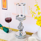Luxe Silver Pillar Candle - View 7
