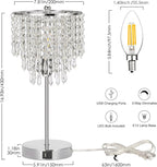 Dimmable Luxe Gold Nightstand Lamp - View 2
