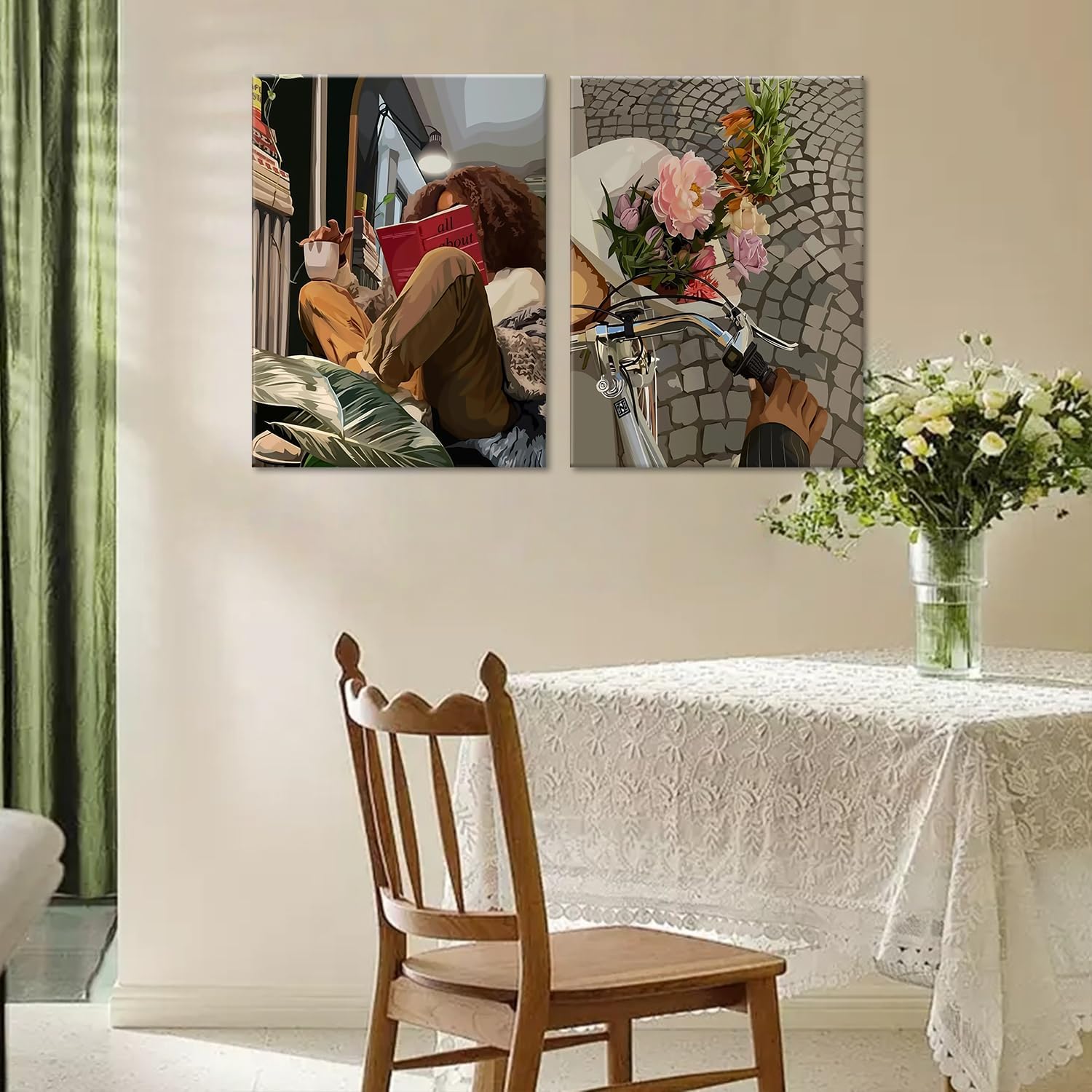 Framed Modern Black Wall Art — 24" - View 2