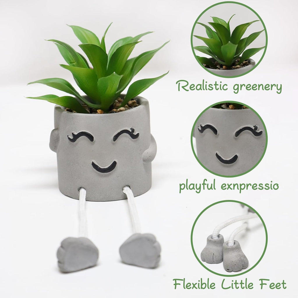 Grey Faux Plant - View 6