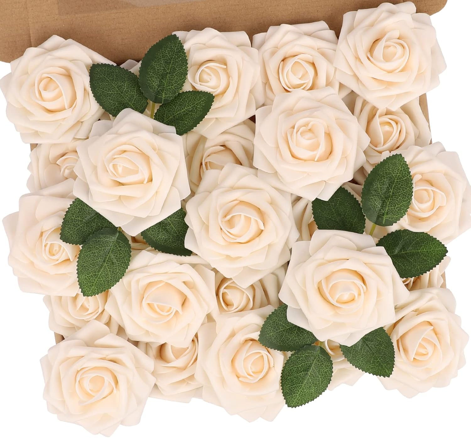 Beige Artificial Flowers — Cream