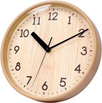 Battery Operated Farmhouse Silver Wall Clock — 10" - View 3