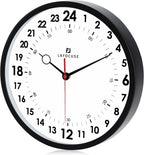 Battery Operated Modern Wall Clock — 12" - View 6