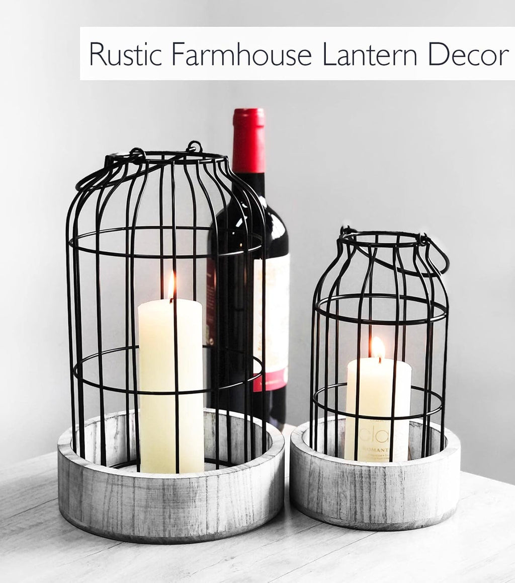 Farmhouse Metal Candle - View 7