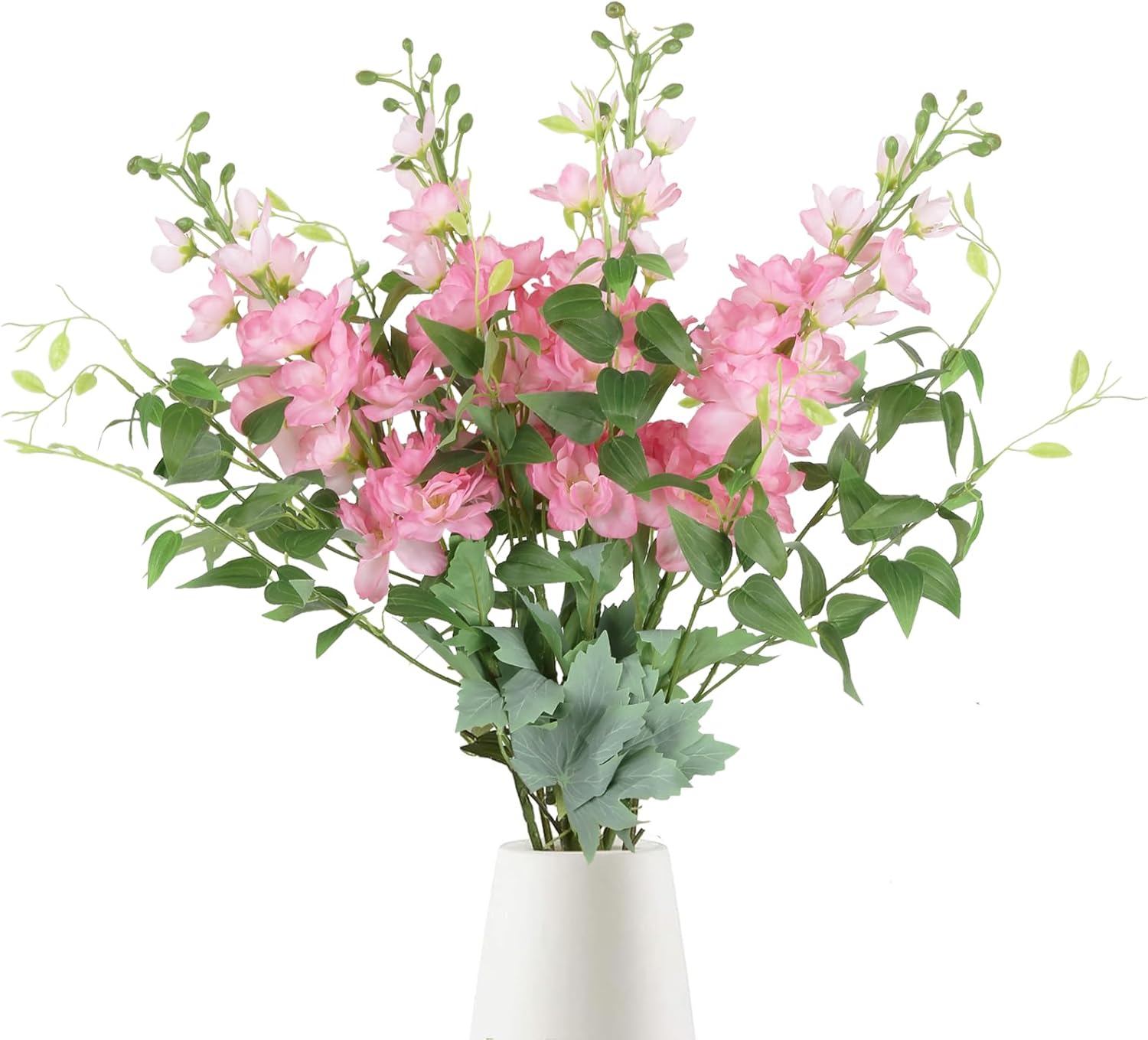 Beige Artificial Flowers — 29.5" — Light Pink