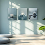 Framed Modern Black Canvas Wall Art — 16" - View 5