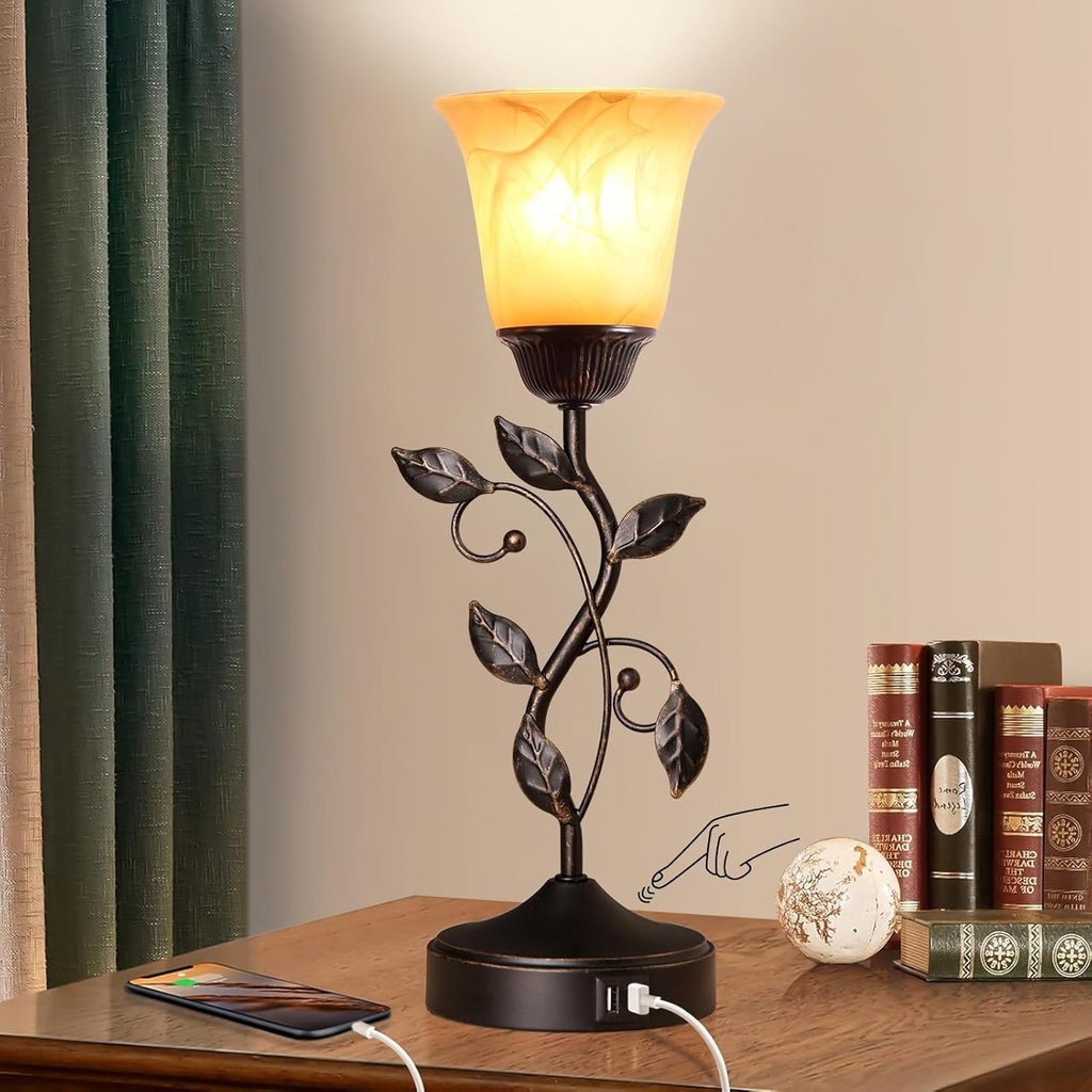 Dimmable Black Nightstand Lamp - View 2