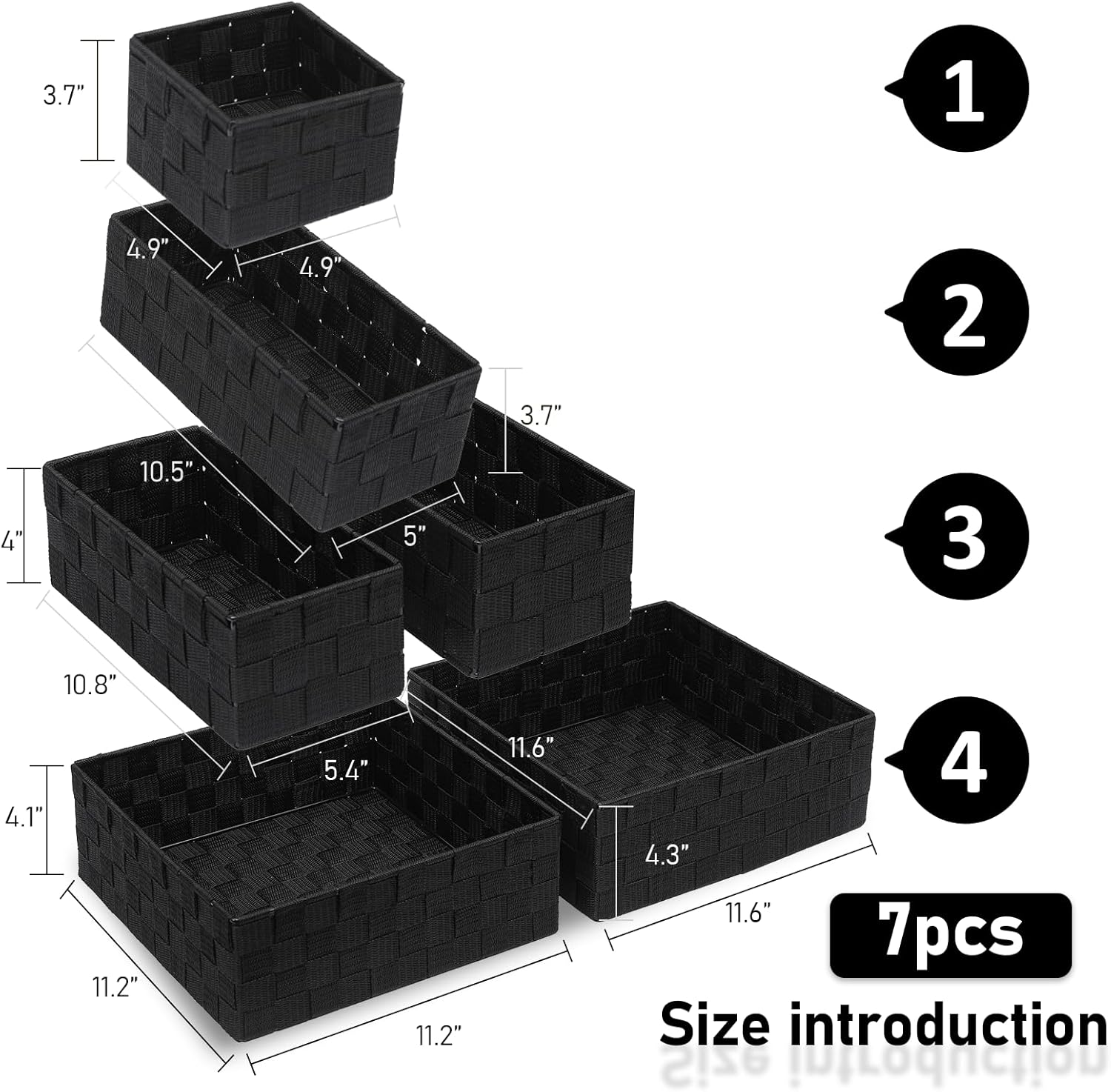 Boho Beige Storage Bin — Set of 7 - View 2