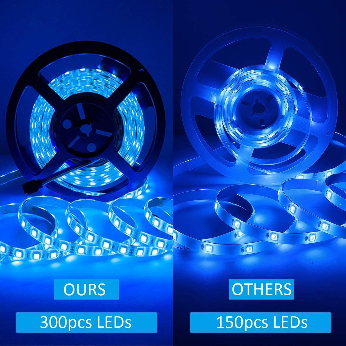 Color Changing Metal LED Strip Lights - View 5