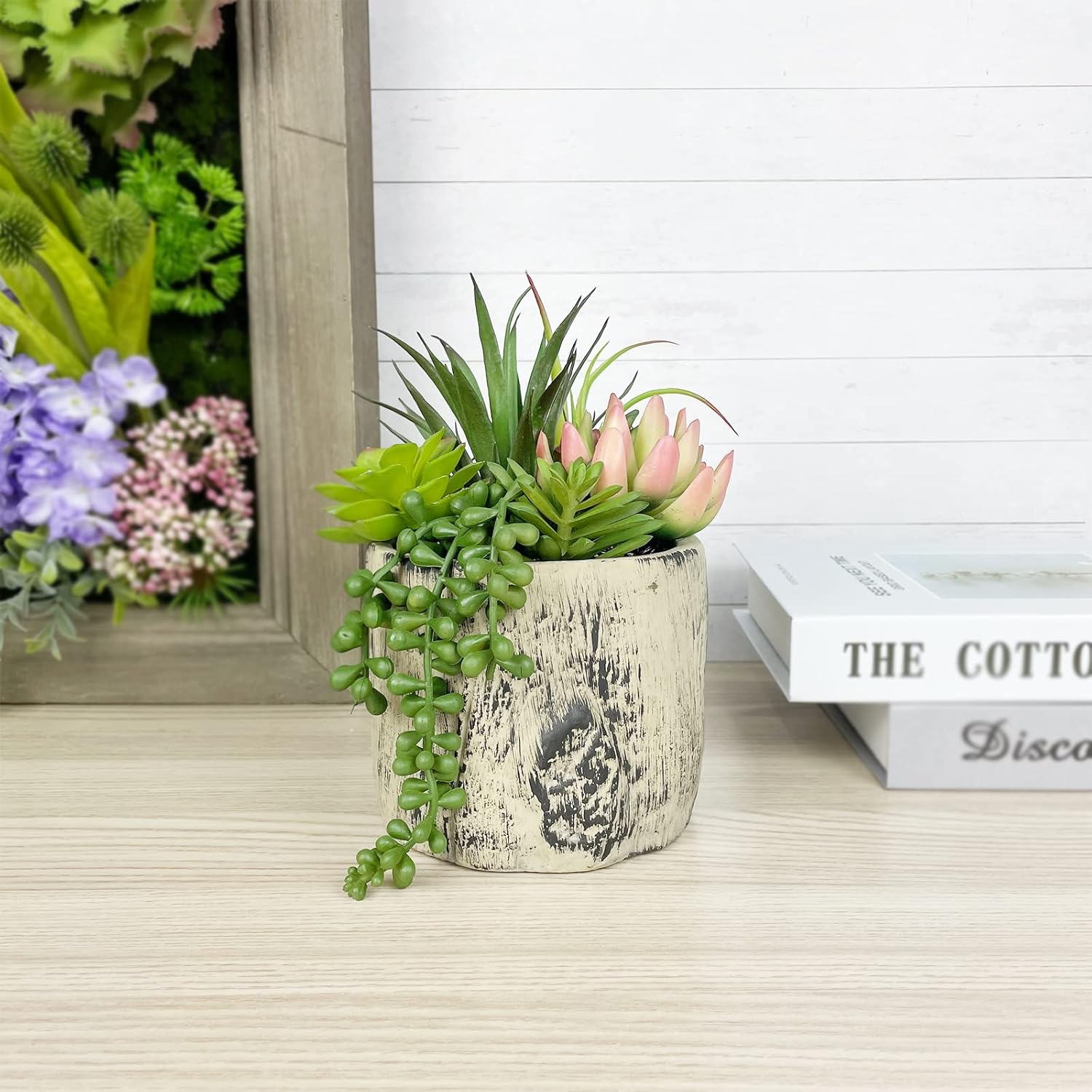 Ceramic Faux Succulent - View 4