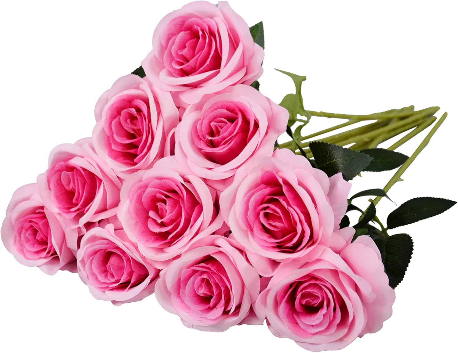 Black Artificial Plant — Dark Pink
