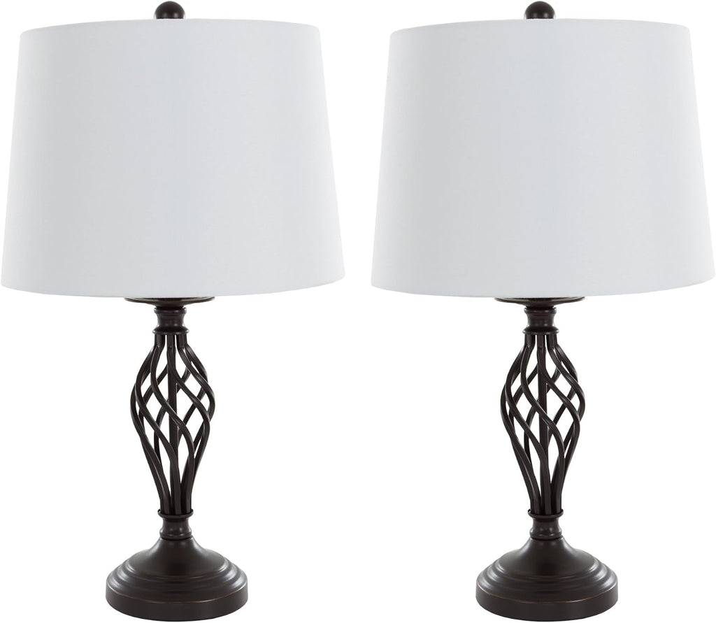Farmhouse Metal Table Lamp — Set of 2 - View 2